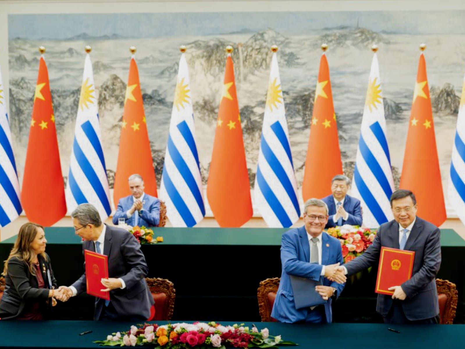 Los 11 acuerdos firmados entre Uruguay y China